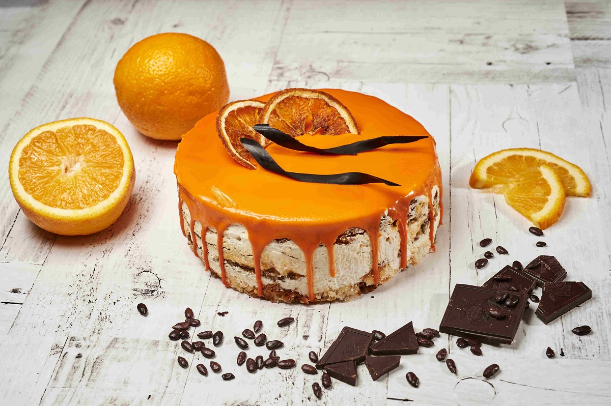 Торт Апельсин 10 кусков Соблазн 1кг