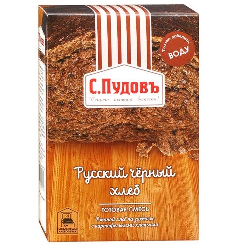 С.Пудовъ готовая смесь Русский ржаной хлеб 500г