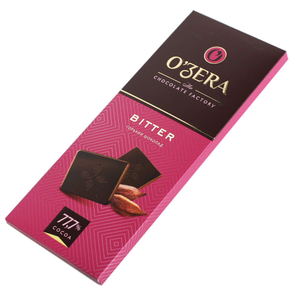 ОЗЕРА горький шоколад O'ZERA 77.7% 90г