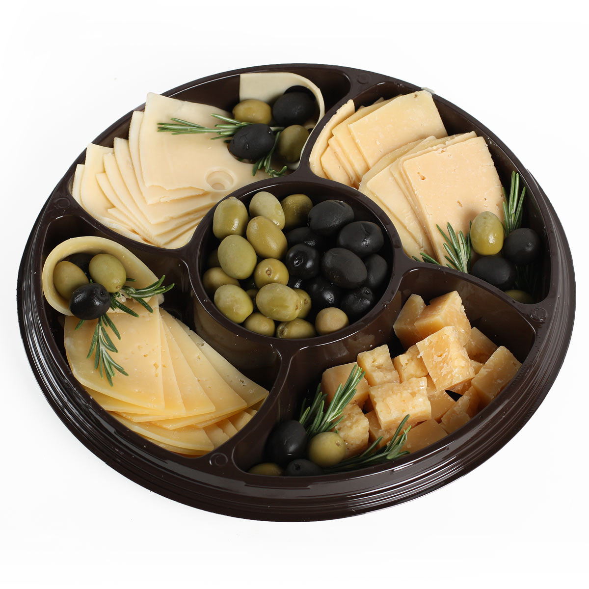 Сырная тарелка с оливками и маслинами Вкусдоставка  250г 