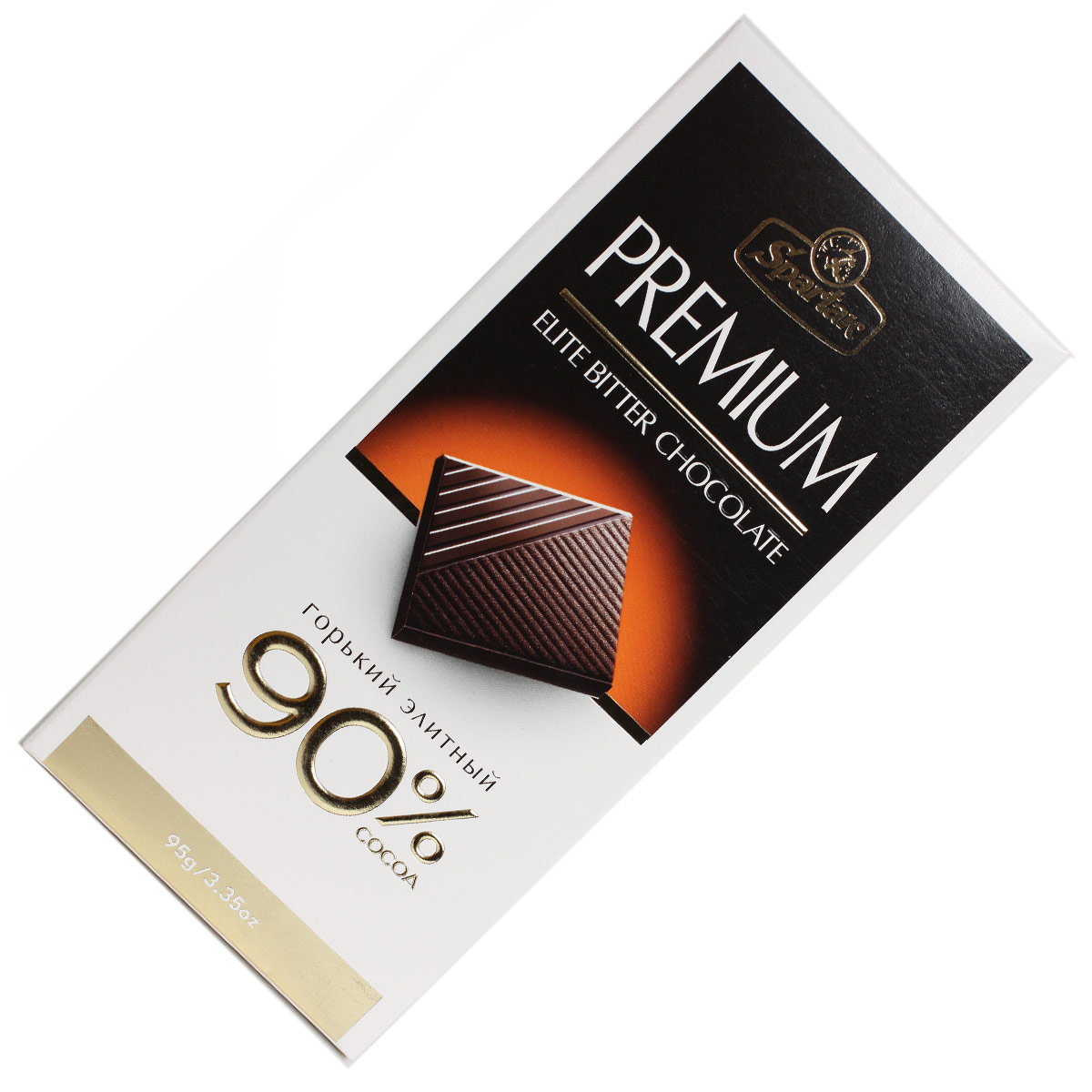 СПАРТАК шоколад горький премиум 90% 95г