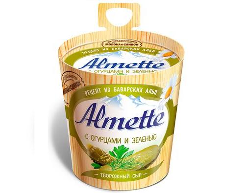 Творожный сыр Альметте ALMETTE с огурцами 150г