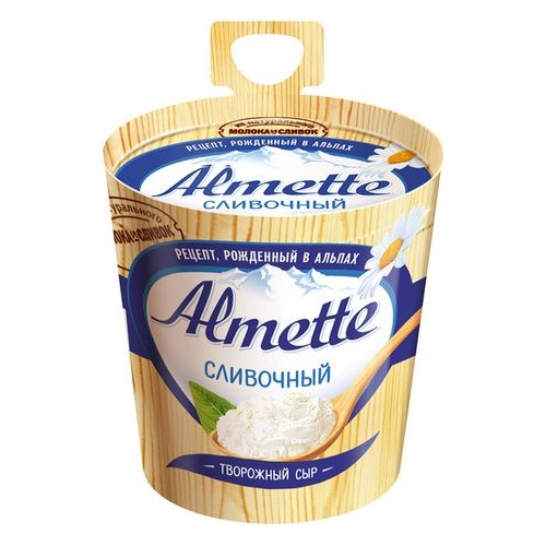 Творожный сыр Альметте ALMETTE сливочный 150г