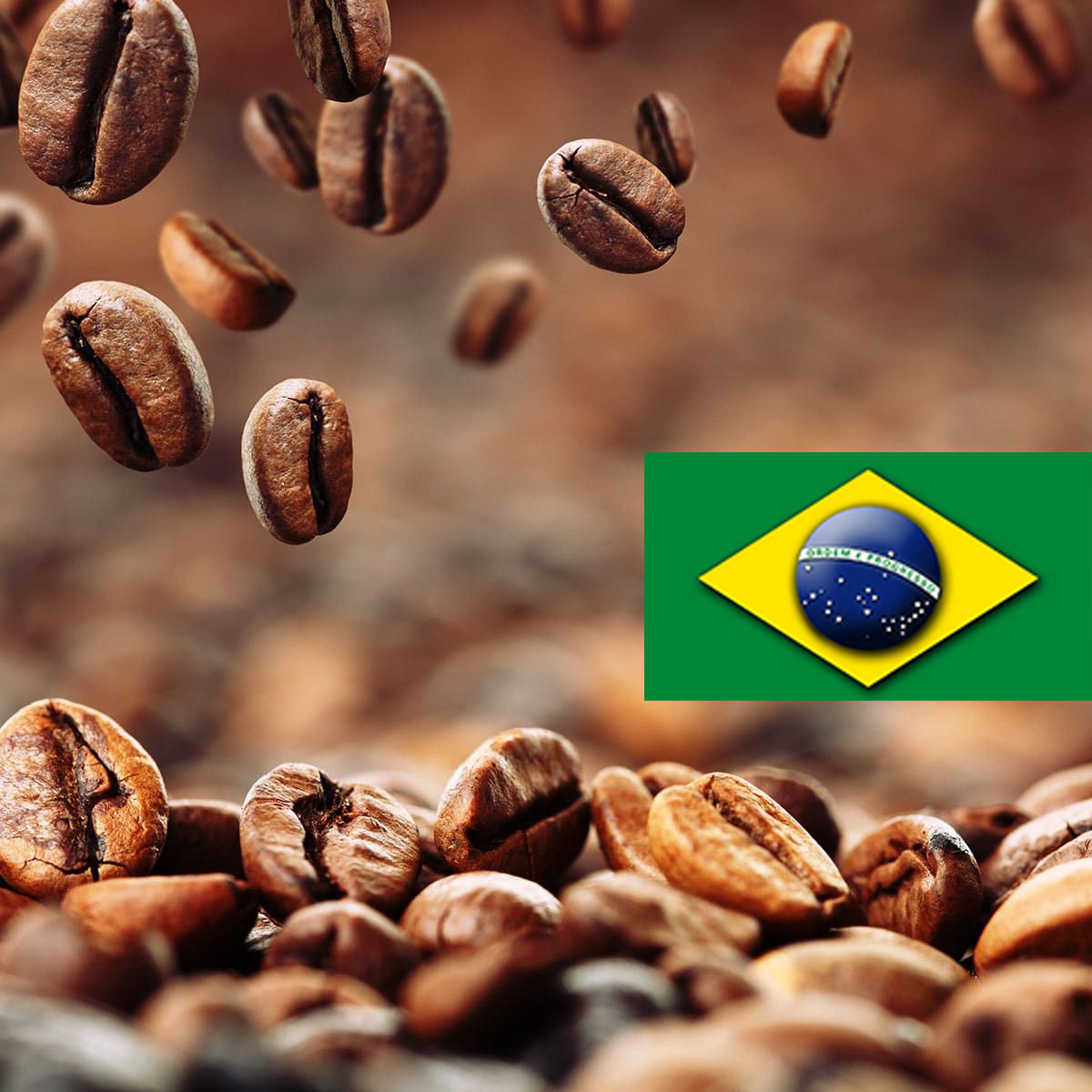 Кофе в зернах Бразилия Сантос Carpe Diem 150г