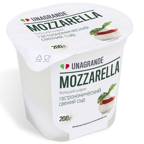 Унагранде сыр Моцарелла UNAGRANDE 200г