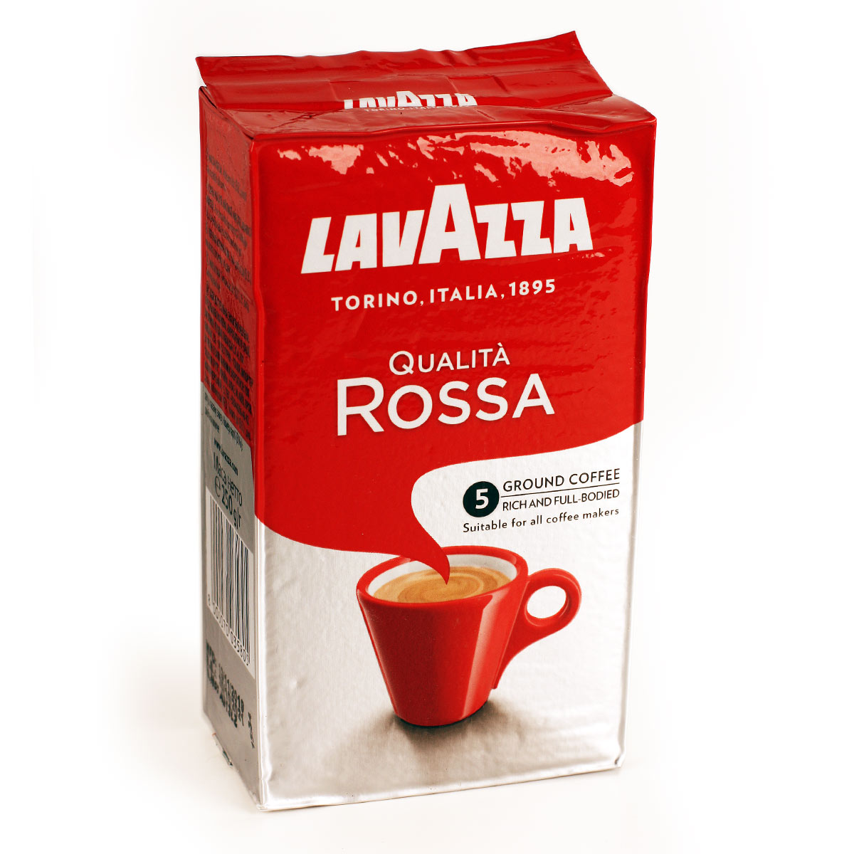 LAVAZZA Rossa кофе молотый средней обжарки 250г