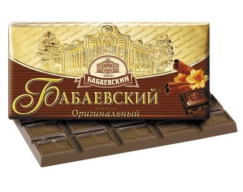 Бабаевский шоколад Оригинальный 100г