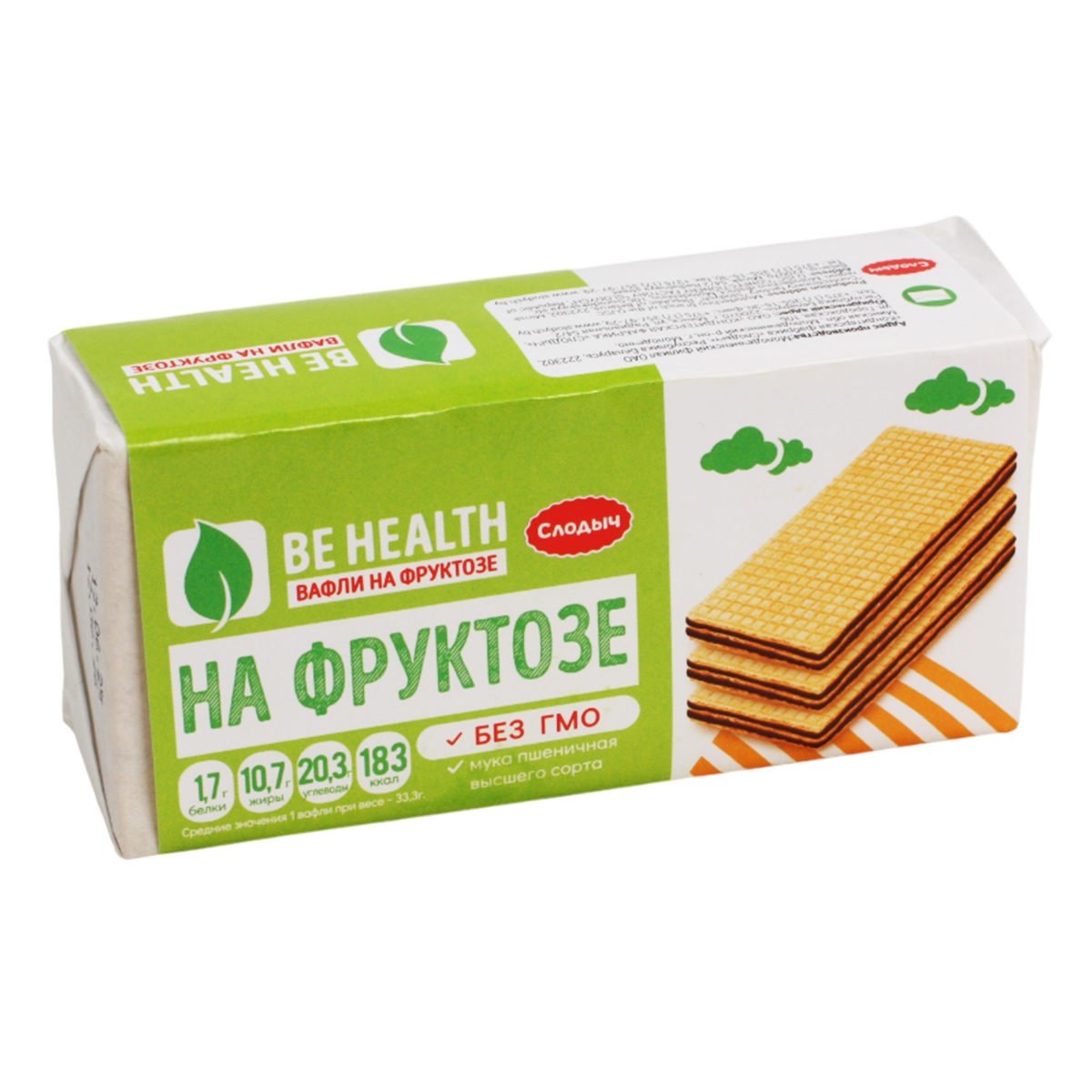 Вафли Слодыч на фруктозе без ГМО 100г