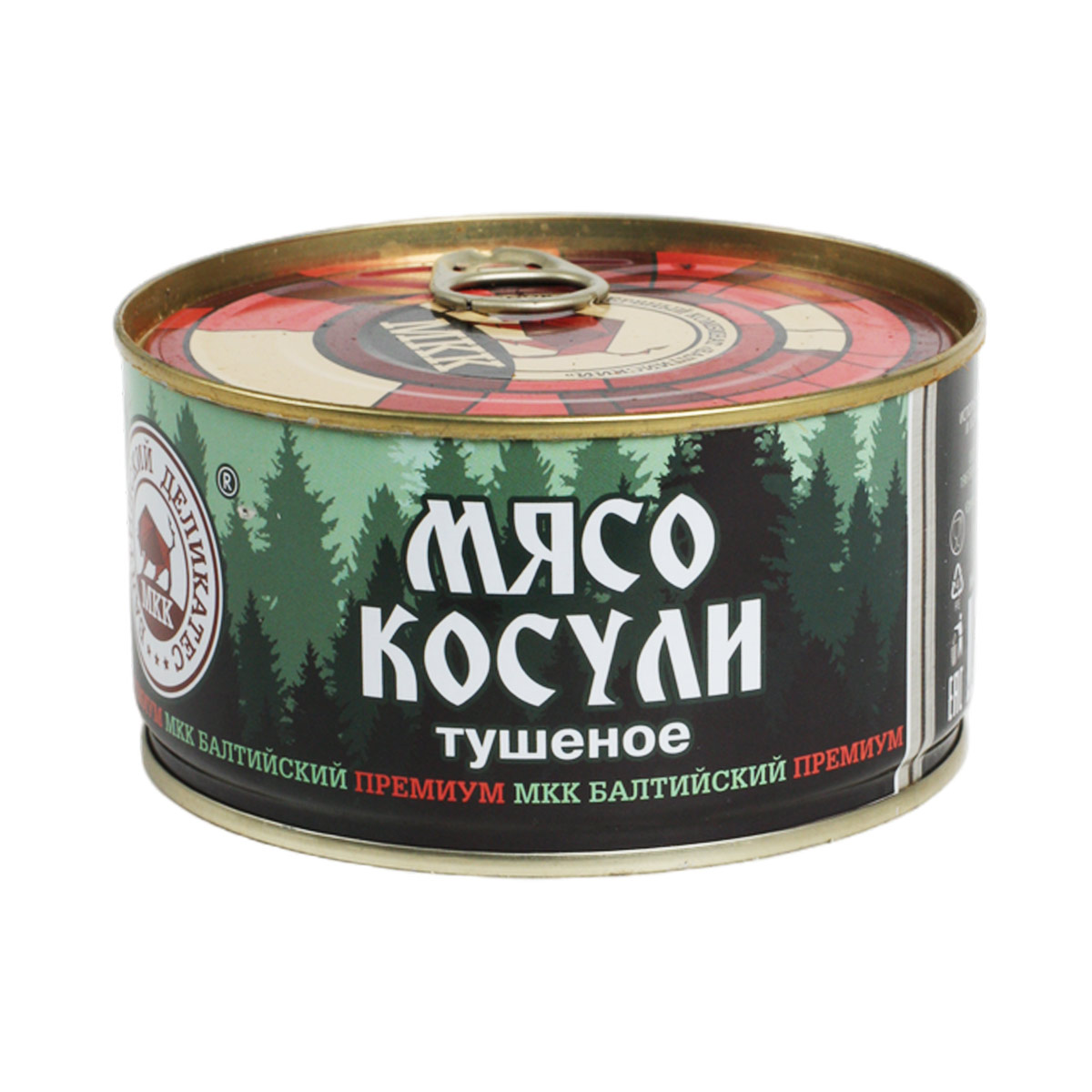 Мясо косули тушеное премиум 325г МКк Балтийский