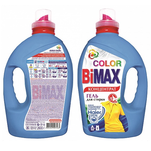 Гель для стирки   ''BiMax Color''  2600 г
