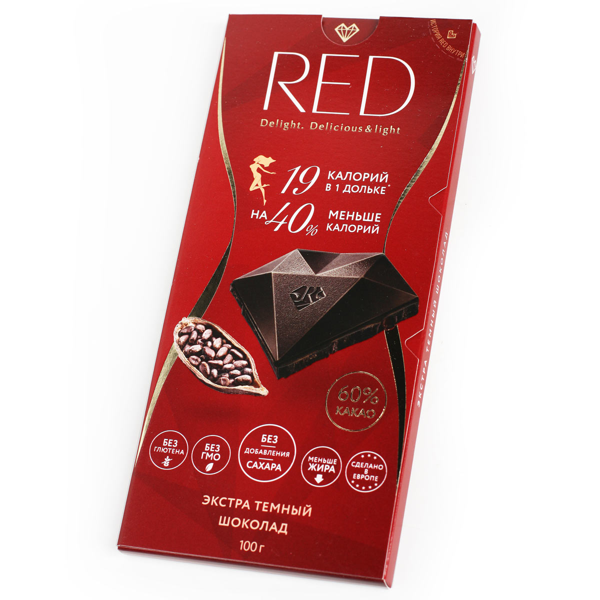 RED шоколад РЕД темный экстра 60% 70г