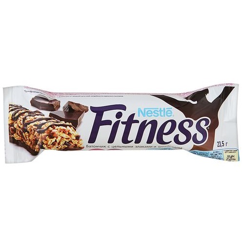 FITNESS Батончики мультизлаковые с шоколадом, 23,5 г