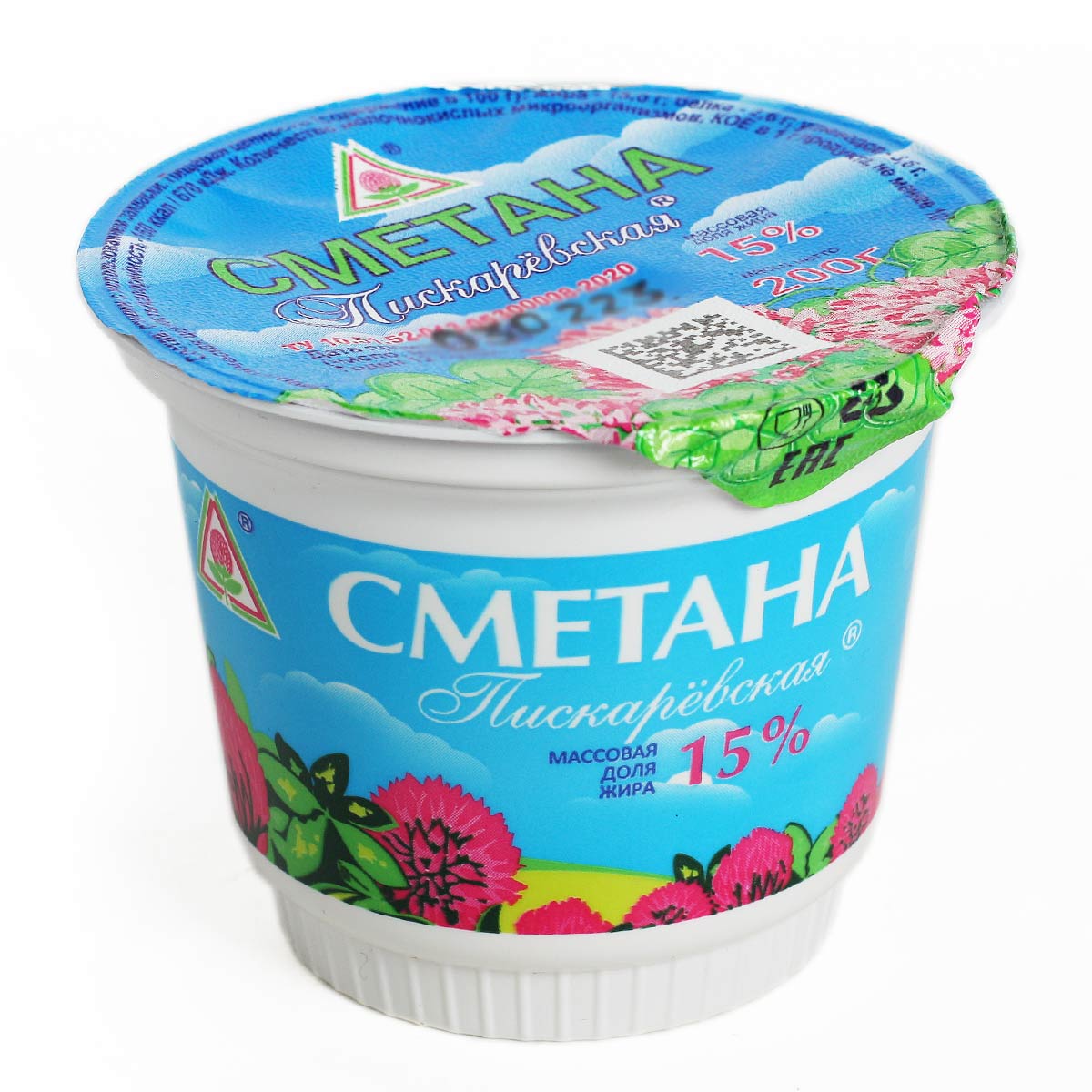 Пискаревский МПЗ Сметана 15% 200г