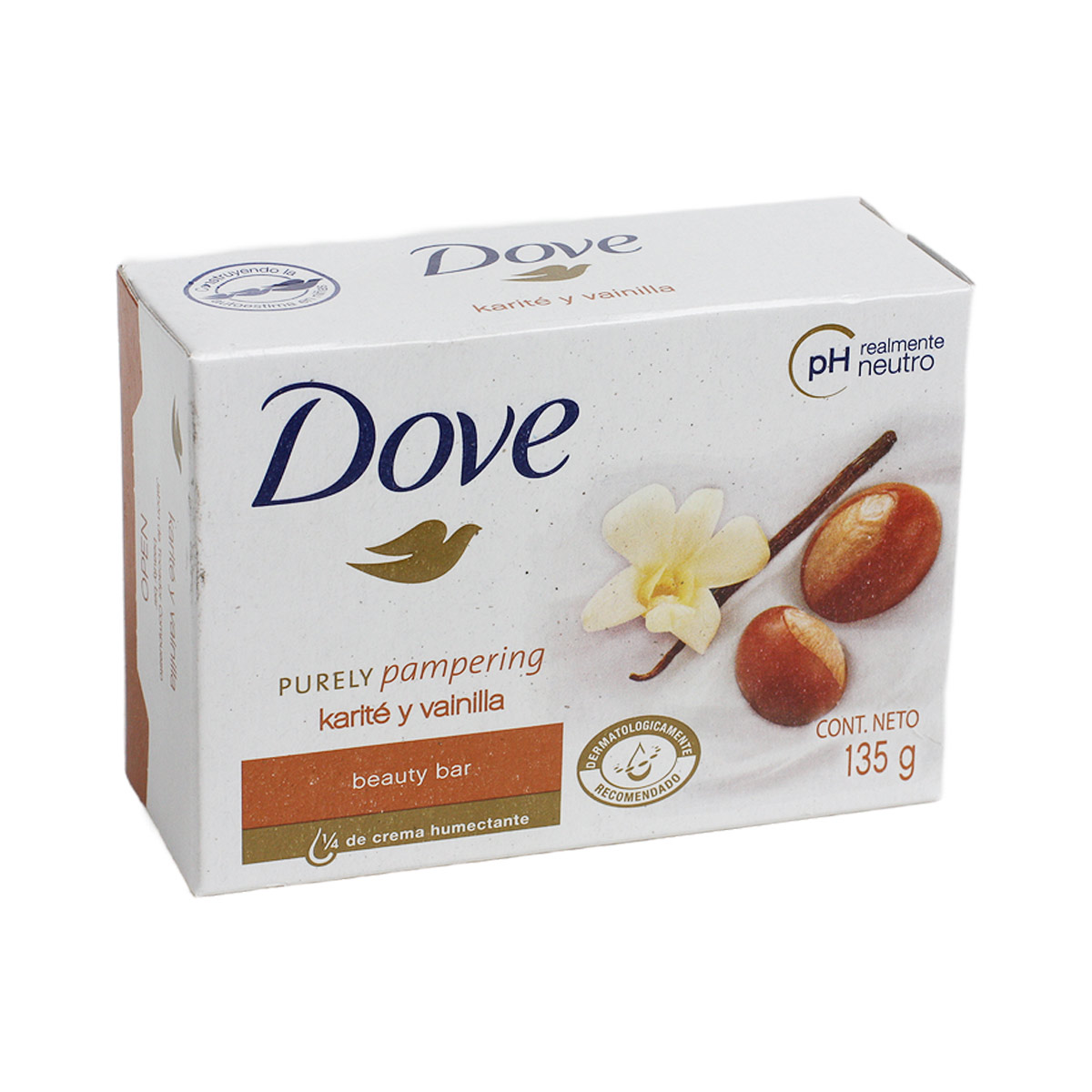 DOVE Крем мыло твердое Масло ши и аромат ванили 135г