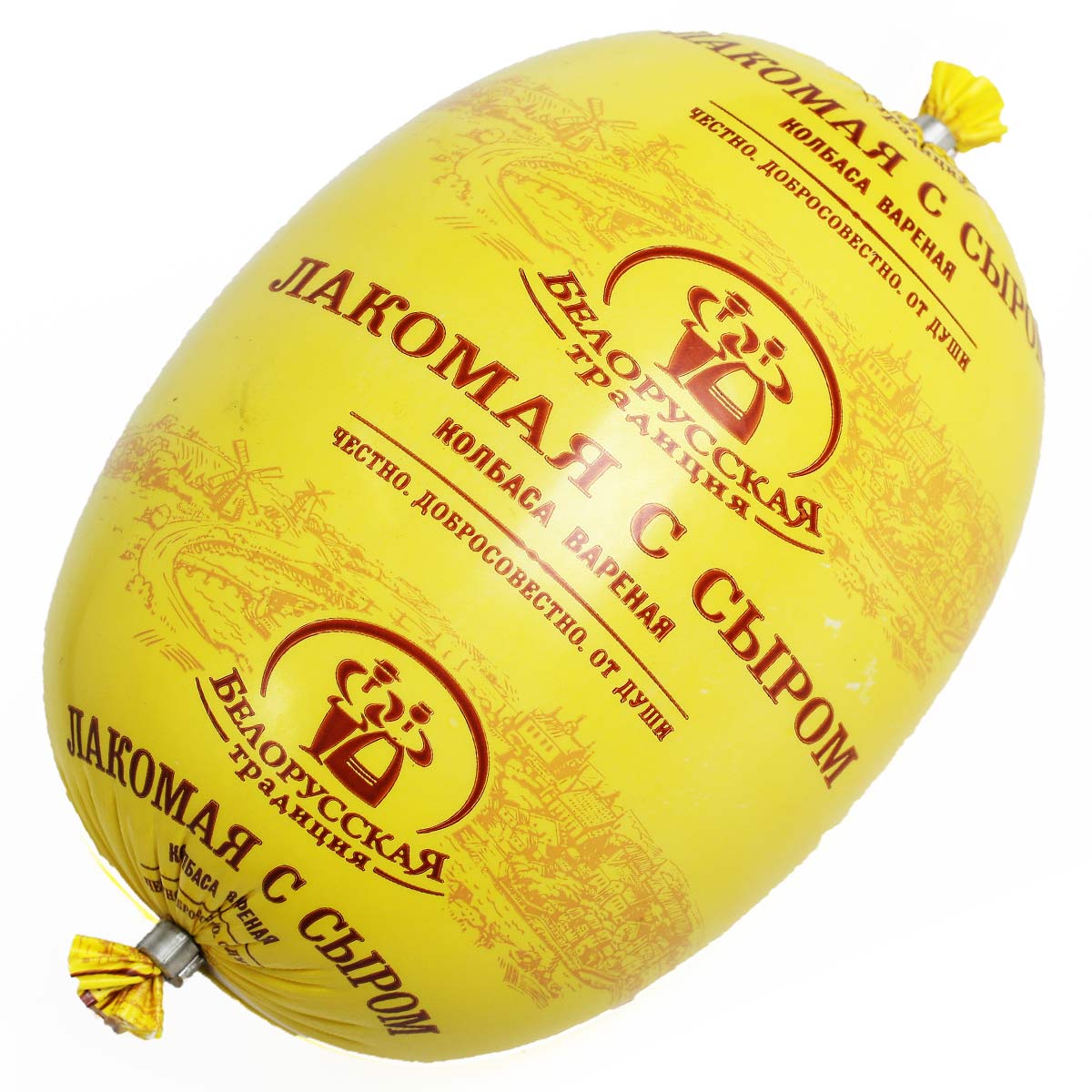 Колбаса Лакомая с сыром Белорусская традиция 