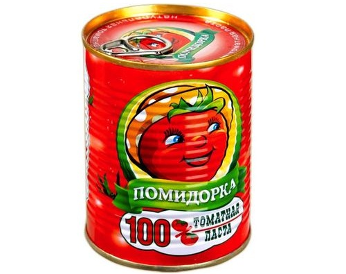 Помидорка томатная паста 380г
