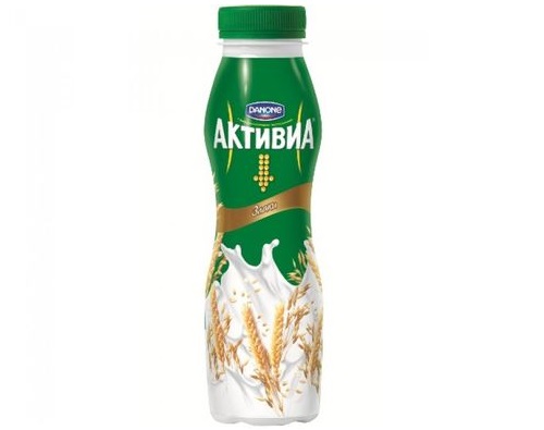 АКТИВИА Йогурт питьевой злаки 2.2% 290г 