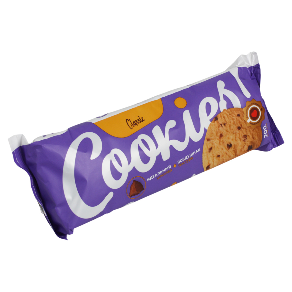 Печенье сдобное COOKIES CLASSIC 200г Полёт