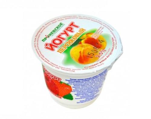 Приневское йогурт питьевой из коровьего молока с фруктовым наполнителем 300г
