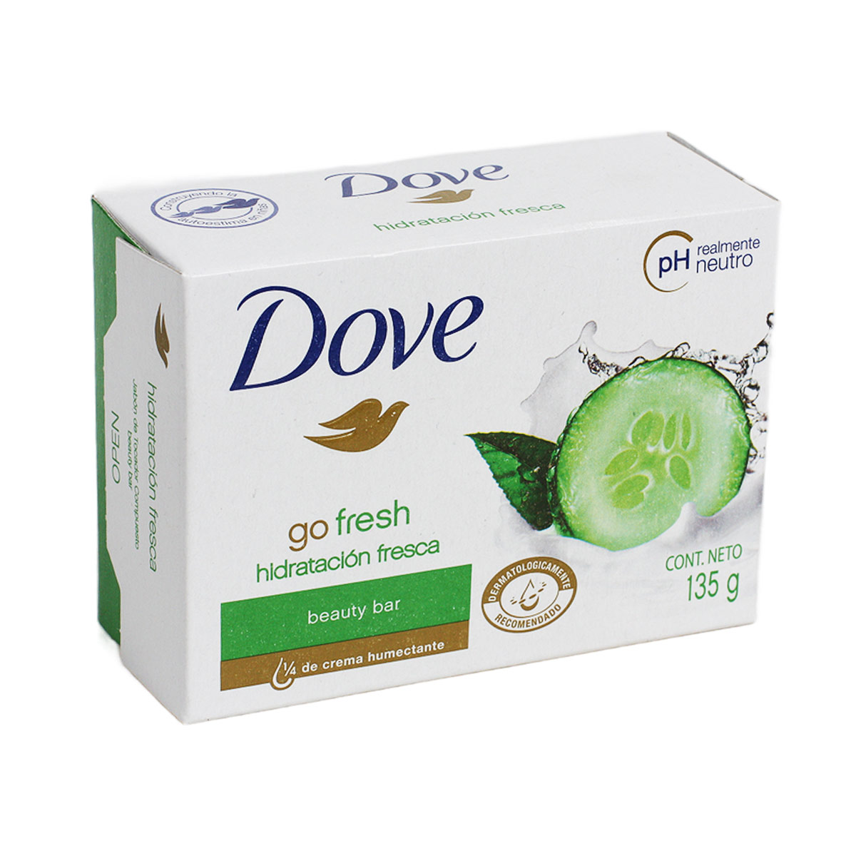 DOVE Крем мыло твердое Прикосновение свежести 135г