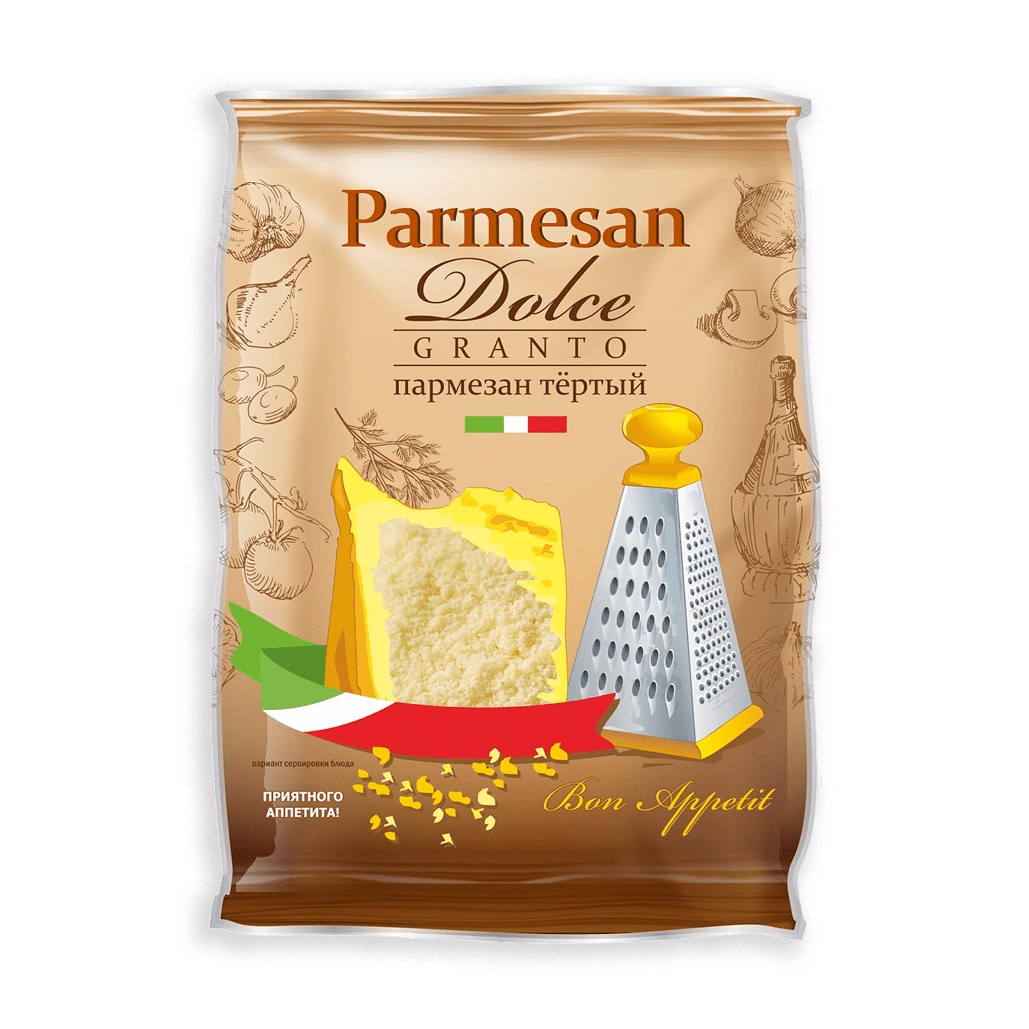 Сыр тертый Пармезан Дольче Гранто PARMESAN DOLCE 150г